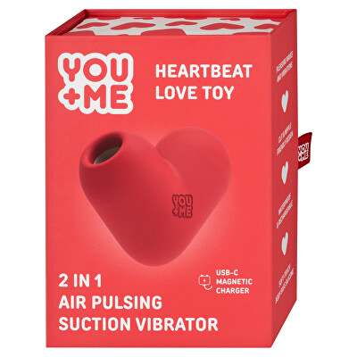 YOU+ME - Sací vibrátor You+Me Heartbeat Love Boy 1 ks