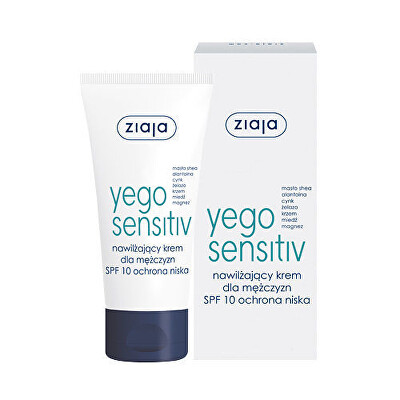 Ziaja - 2. JAKOST -  Hydratační krém pro muže SPF 10 Yego Sensitive 50 ml