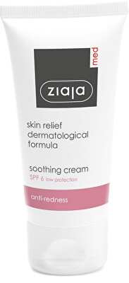 Ziaja - Zklidňující krém proti začervenání pleti SPF 6 (Soothing Cream) 50 ml