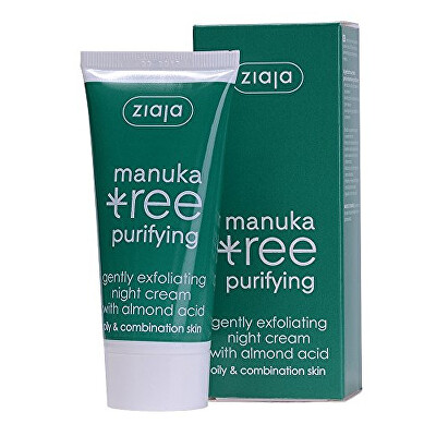 Ziaja - Noční krém jemně exfoliační Manuka Tree Purifying 50 ml
