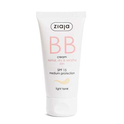 Ziaja - BB krém pro normální, suchou a citlivou pleť SPF 15 Light Tone (BB Cream) 50 ml