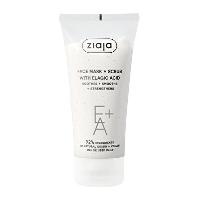 Ziaja - Peelingová maska s kyselinou ellagovou (Face Mask + Scrub) 55 ml