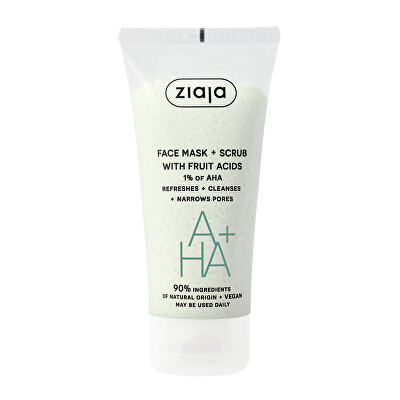 Ziaja - Peelingová maska s ovocnými kyselinami (Face Mask + Scrub) 55 ml
