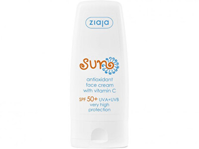 Ziaja - Antioxidační pleťový krém na opalování s vitamínem C SPF 50+ (Face Cream) 50 ml