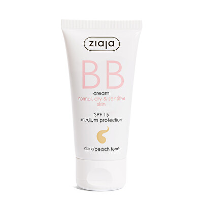 Ziaja - BB krém pro normální, suchou a citlivou pleť SPF 15 Dark/Peach Tone (BB Cream) 50 ml