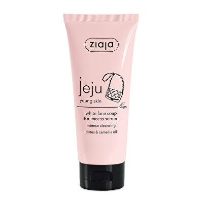 Ziaja - Bílé mýdlo na obličej Jeju (White Face Soap) 75 ml