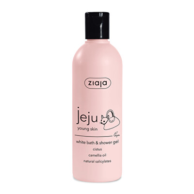 Ziaja - Bílý sprchový & koupelový gel Jeju (White Bath & Shower Gel) 300 ml