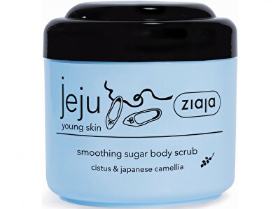 Ziaja - Cukrový tělový peeling s černými zrníčky (Smoothing Sugar Body Scrub) 200 ml