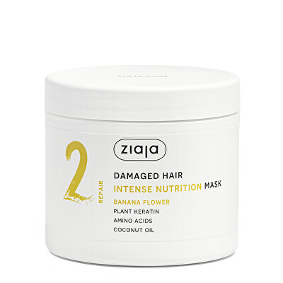 Ziaja - Maszk sérült hajra Banánvirág Mask 350 ml