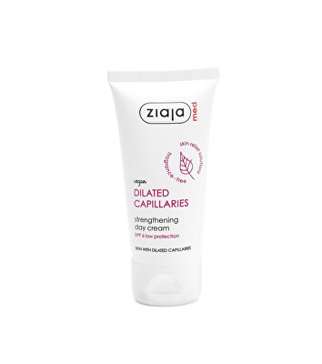 Ziaja - Pleťový krém SPF 6 Dilated Capillaries Strengthening Day Cream 50 ml