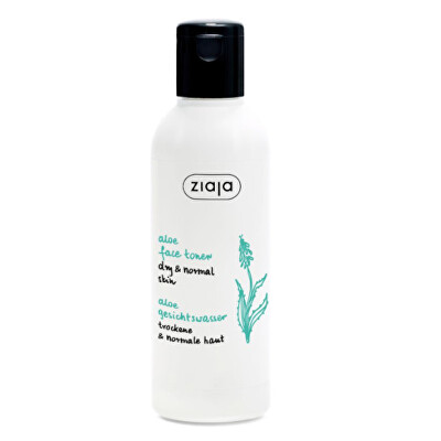 Ziaja - Pleťové tonikum pre suchú a normálnu pleť Aloe Face Toner 200 ml