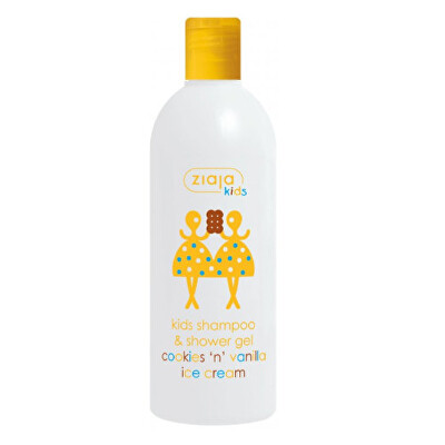 Ziaja - Šampon a sprchový gel Sušenky a vanilková zmrzlina (Kid´s Shampoo & Shower Gel) 400 ml