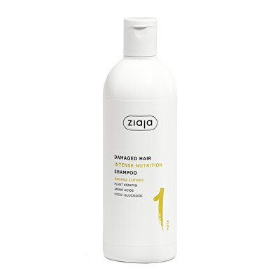 Ziaja - Sampon sérült hajra Banánvirág Shampoo 400 ml