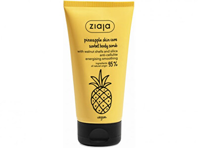 Ziaja - Tělový peeling Pineapple Skin Care (Sorbet Body Scrub) 160 ml