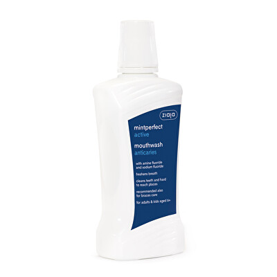 Ziaja - Ústní voda proti zubnímu kazu Active (Mouthwash) 500 ml