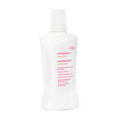 Ziaja - Ústní voda proti zubnímu kazu Sensitive (Mouthwash) 500 ml