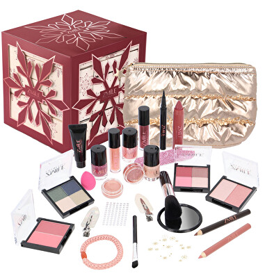 ZMILE COSMETICS - Adventní kalendář Snow Flake Cube Cherry Red