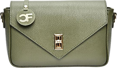 Carla Ferreri - Dámská kožená crossbody kabelka
