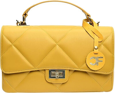 Carla Ferreri - Dámská kožená crossbody kabelka