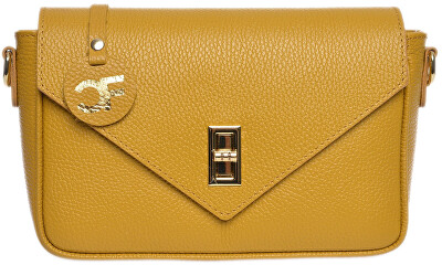 Carla Ferreri - Dámská kožená crossbody kabelka
