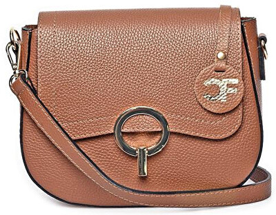 Carla Ferreri - Dámská kožená crossbody kabelka