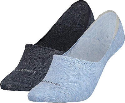 Calvin Klein - 2 PACK - dámske ponožky 701218771006