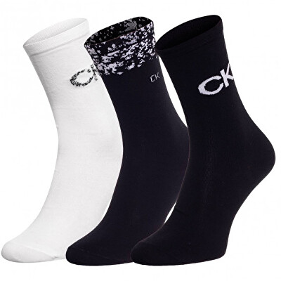 Calvin Klein - 3 PACK - dámske ponožky 701219849-002