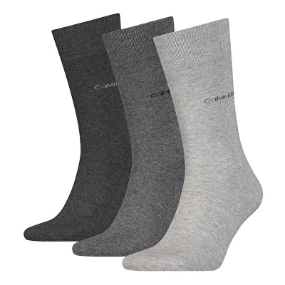 Calvin Klein - 3 PACK - ponožky 701218710-004