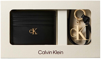 Calvin Klein - Dámská kožená sada - dokladovka a klíčenka W Giftset LV04F0000GUB1