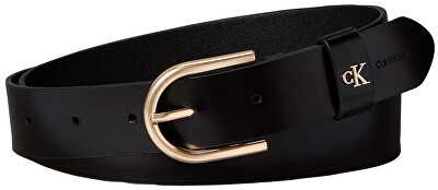 Calvin Klein - Női bőr öv Rounded Buckle LV04F7145GYIH