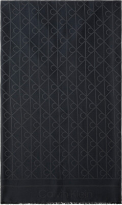 Calvin Klein - Eșarfă de damă Allover Emblem LV04F8096GUB1