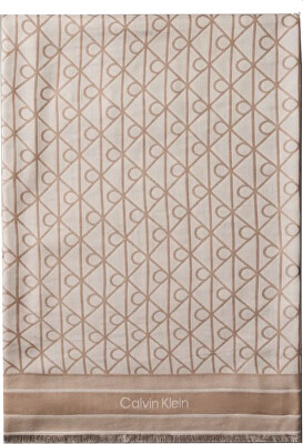 Calvin Klein - Dámska šatka Emblem Aop LV04F8080GVFU