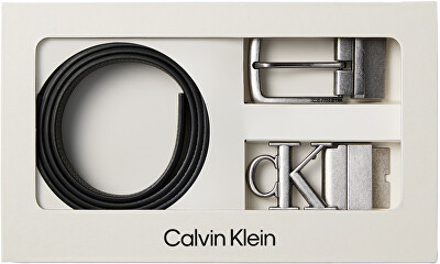 Calvin Klein - Pánská sada - kožený opasek a spony M Giftset LV04D0025GV8L