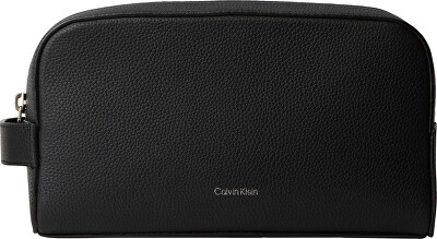 Calvin Klein - Kožená kosmetická taška Foil LV04D1031GUB1