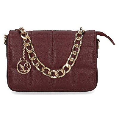 Caprice - Dámská kožená crossbody kabelka