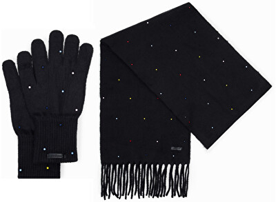 Desigual - Dámká sada - rukavice a šála Gift Box Stones