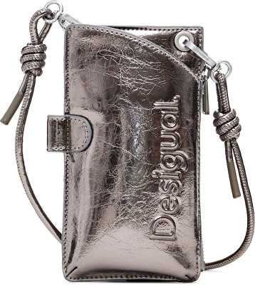 Desigual - Dámská peněženka Half Logo Milton Dark Silv