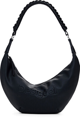 Desigual - Dámská kabelka Half Logo Zante Black Banana Bag