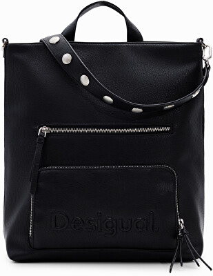 Desigual - Dámský batoh Half Logo Preto