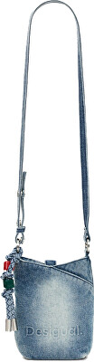 Desigual - Dámska crossbody kabelka Half Logo Denim 26SAYD035005