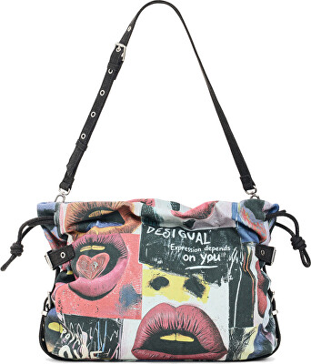 Desigual - Geantă de damă Graffiato Blue 26WAXA365016