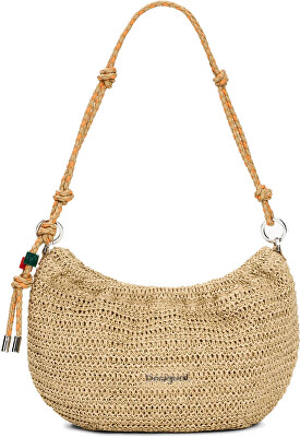 Desigual - Dámská kabelka Half Logo Raffia Wa Banana Bag 26SAXO011014