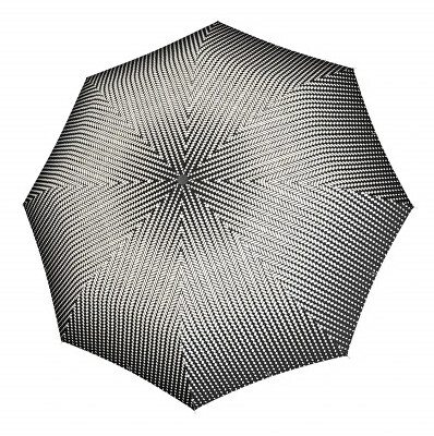 Doppler - Dámský skládací deštník Magic Black&White Traced