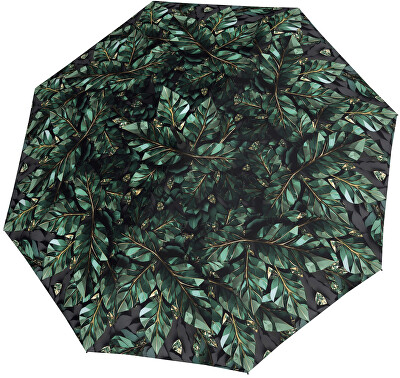 Doppler - Holový deštník Fiber Flex Long AC Imperial Crystal Leaves 740765SCS