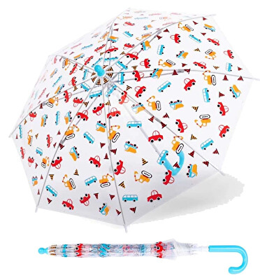 Derby - Umbrelă baston pentru copii SKY Transparent 7265402