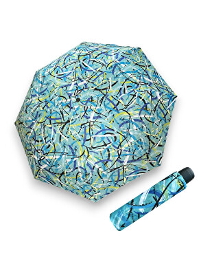 Derby - Skládací deštník Hit Mini Moving Lines Blue 70065PML01
