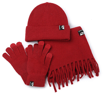 Pepe Moll - Set damă - căciulă, fular și mănuși Rea 262630 Red