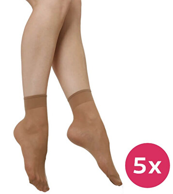 Evona - 5 PACK - dámské ponožky Napolo 1004