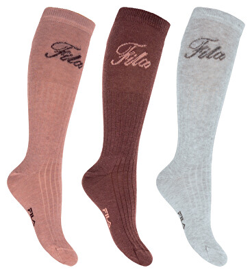 Fila - 3 PACK - dámske podkolienky F6445-466