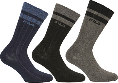 Fila - 3 PACK - pánské ponožky